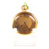 Reloj Bolsillo De Cuerda Esfera En Doble Color Caja De Oro 18 Kt