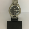 Reloj seiko 5 automatico caja de acero esfera negra.